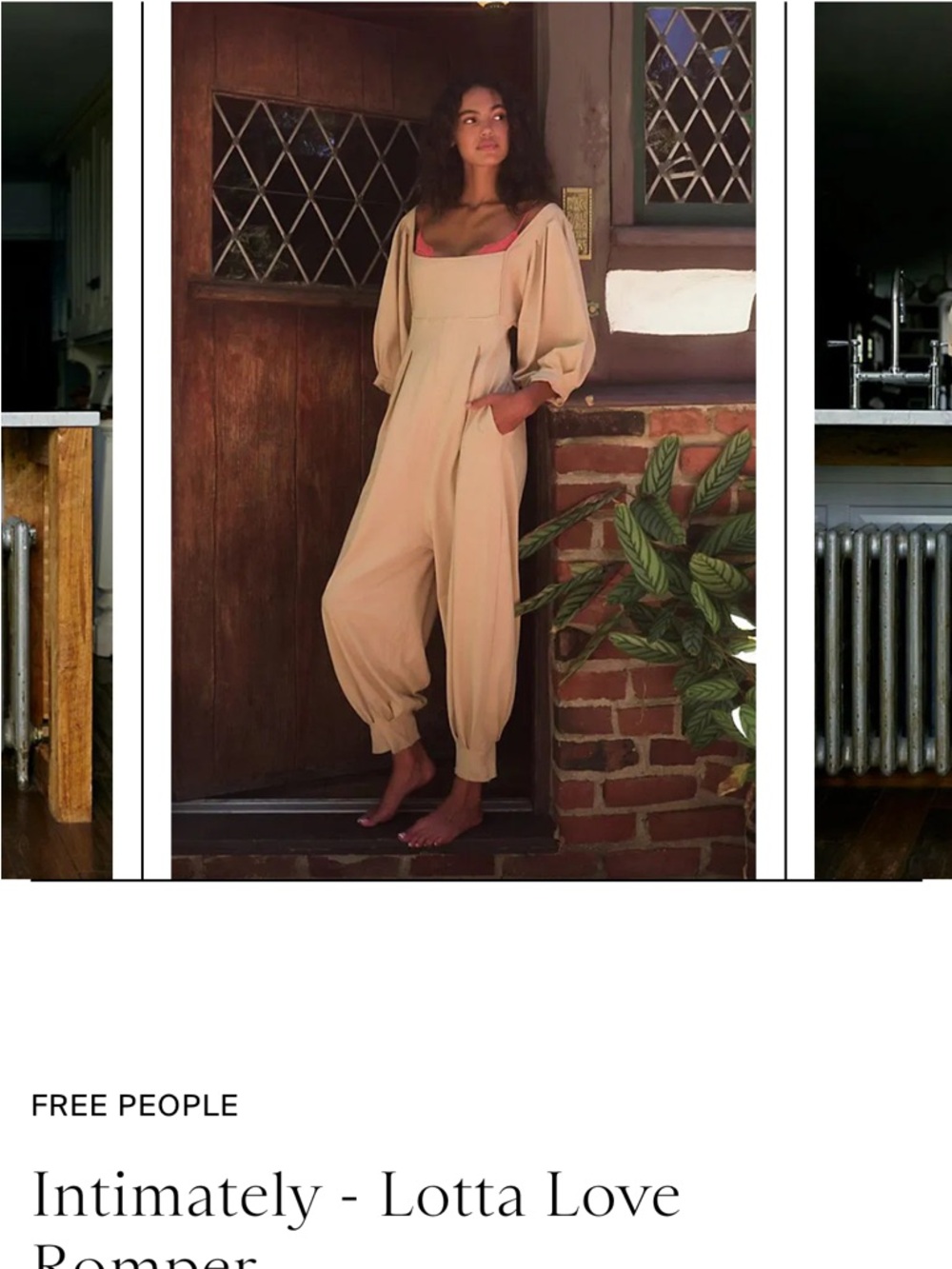 NWOT Free People Intimately Lotta Love Jumpsuit - Picture 9 of 11